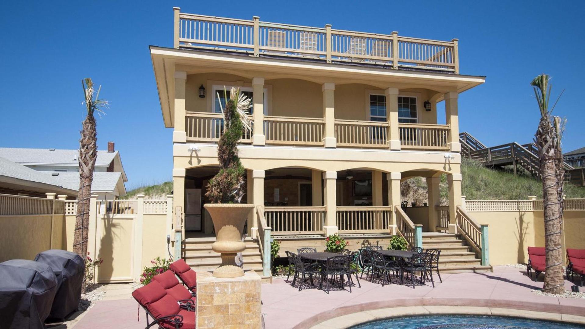 Ep204, Grande Ritz Carolina- Oceanfront, 18 Bedrooms, 18 Bathrooms คิลเดวิลฮิลส์ ภายนอก รูปภาพ